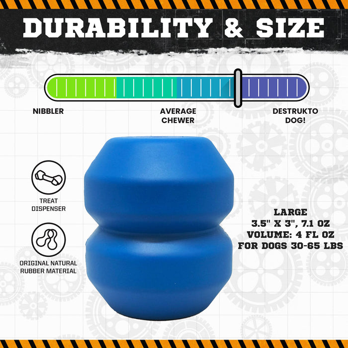 ID Double Trouble Durable Rubber Chew Toy and Treat Dispenser - 25% off
