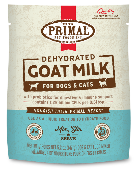 Primal Pet Foods Dehydrated Goat Milk For Dogs & Cats Pouch 5.2oz - Image 8