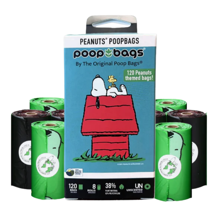 The Original Poop Bags Snoopy® Unscented Leash Roll Poop Bags