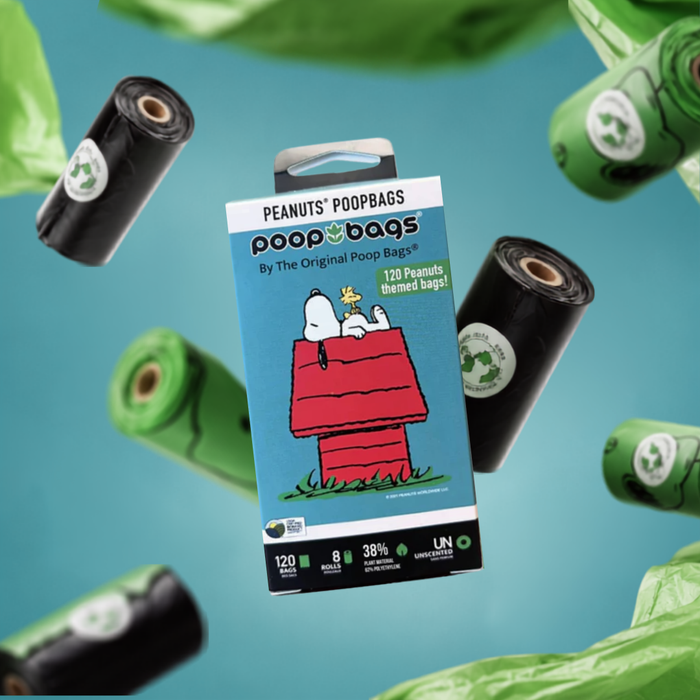 The Original Poop Bags Snoopy® Unscented Leash Roll Poop Bags