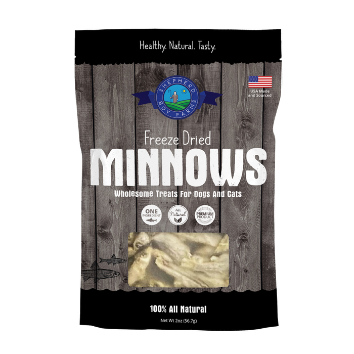 Shepherd Boy Farms Freeze-Dried Minnows 2oz - Image 4
