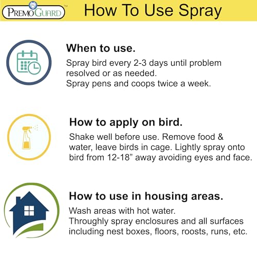 Premo Natural Product Plant Based Natural Non-Toxic Poultry Spray