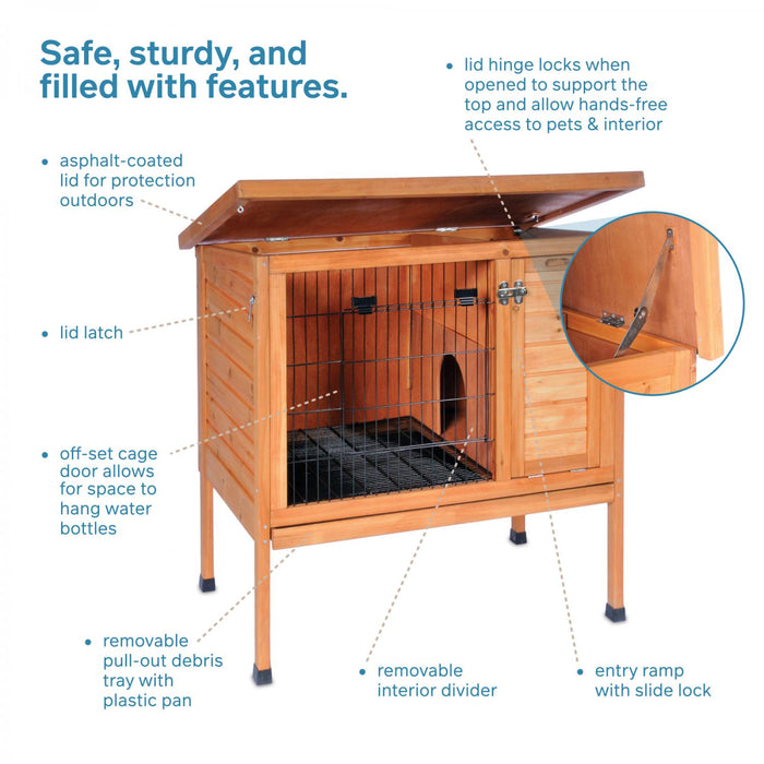 Prevue Pet Products Rabbit Breeding Hutch