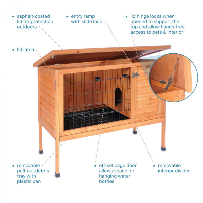 Prevue Pet Products Rabbit Breeding Hutch