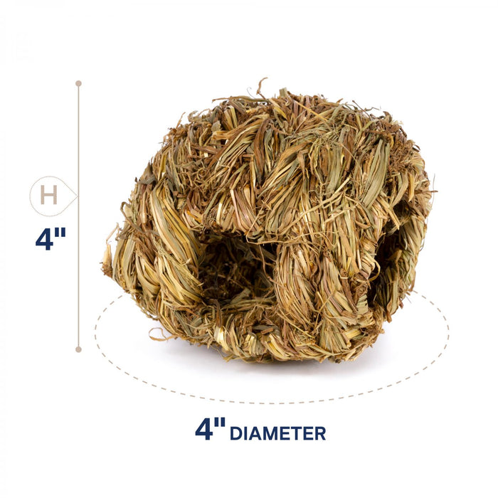 Prevue Pet Products Nature's Hideaway Grass Ball for Small Animals