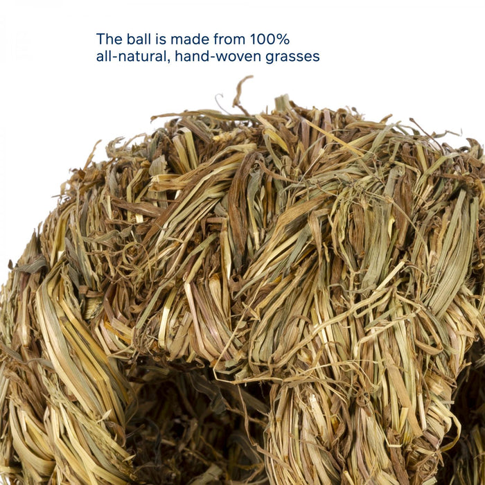 Prevue Pet Products Nature's Hideaway Grass Ball for Small Animals