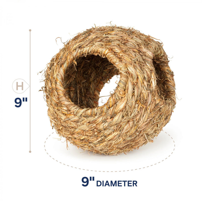 Prevue Pet Products Nature's Hideaway Grass Ball for Small Animals