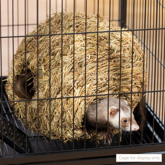 Prevue Pet Products Nature's Hideaway Grass Ball for Small Animals