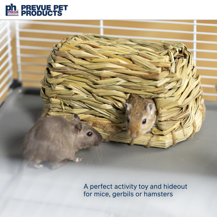 Prevue Pet Products Nature's Hideaway Grass Hut for Small Animals