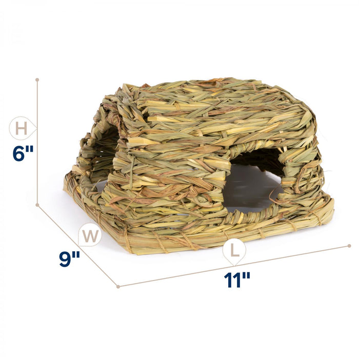 Prevue Pet Products Nature's Hideaway Grass Hut for Small Animals