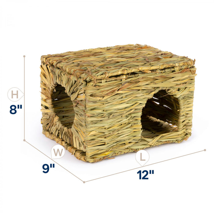 Prevue Pet Products Nature's Hideaway Grass Hut for Small Animals