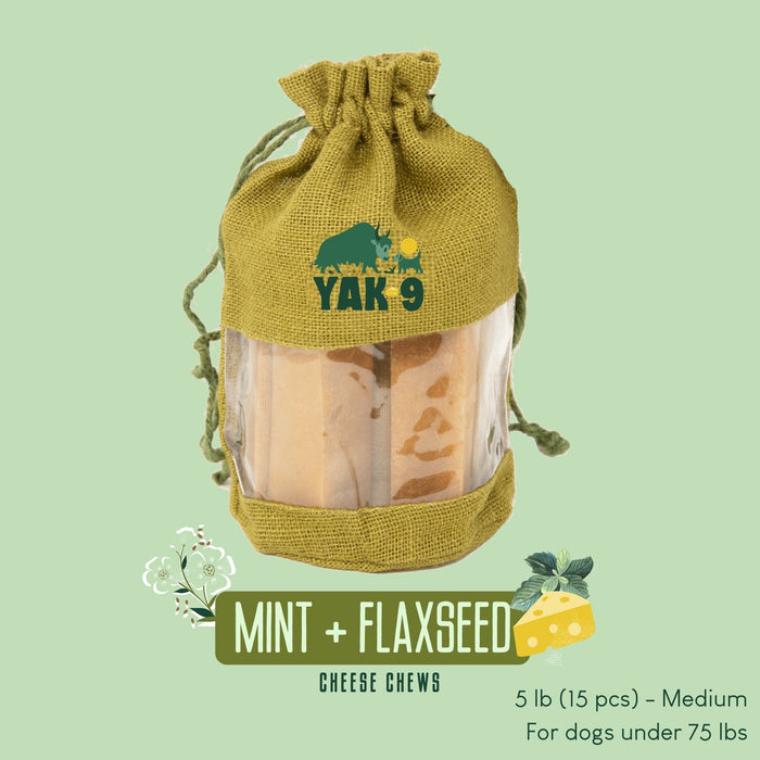 Yak9 Chews Flaxseed & Mint Cheese Chews for Dogs - 15 - Image 25