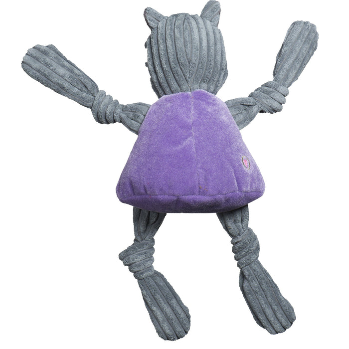 HuggleHounds NCAA Kansas State University, Willie the Wildcat Knottie® Plush Dog Toy
