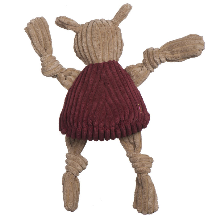 HuggleHounds NCAA Mississippi State University, Bully the Bulldog Knottie® Plush Dog Toy