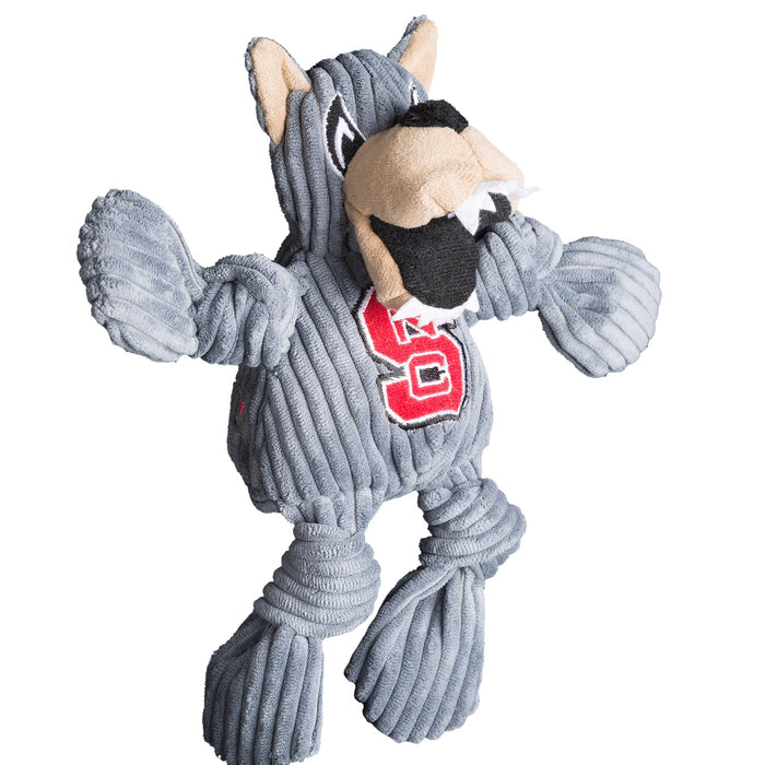 HuggleHounds NCAA North Carolina State University, Mr. Wuf Knottie® Plush Dog Toy