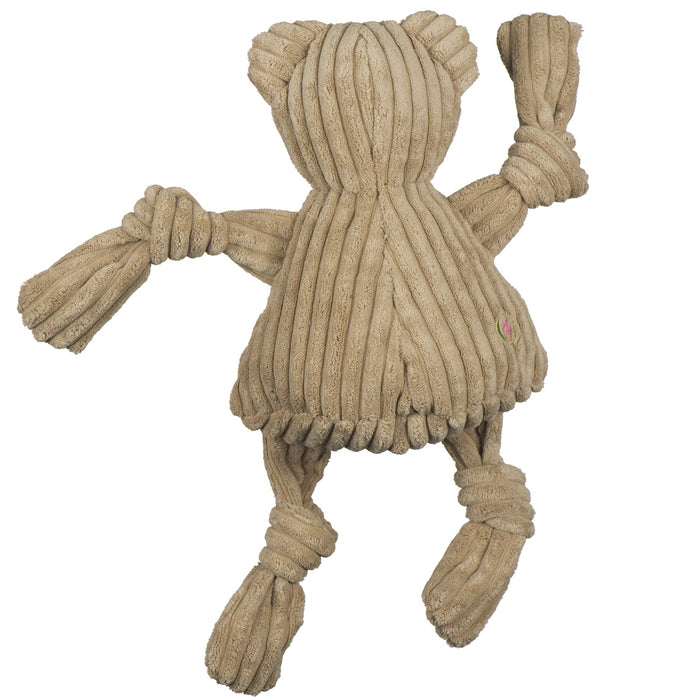 HuggleHounds NCAA Cornell University, Big Red Bear Knottie® Plush Dog Toy, Large