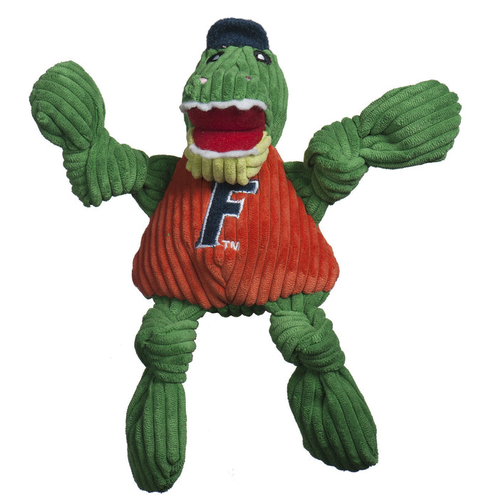 HuggleHounds NCAA University of Florida - Albert Gator Knottie® Plush Dog Toy