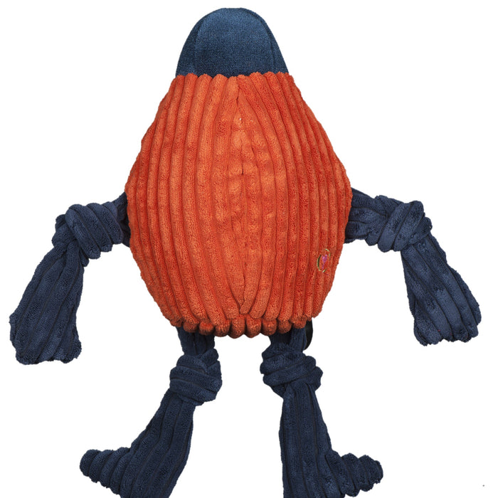 HuggleHounds NCAA Syracuse University, Otto the Orange Knottie® Plush Dog Toy