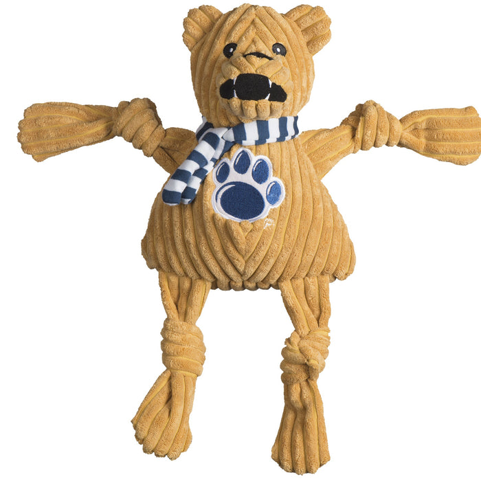 HuggleHounds NCAA Penn State University, Nittany Lion Knottie® Plush Dog Toy