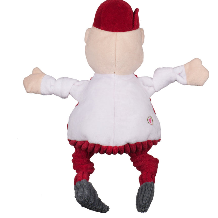 HuggleHounds NCAA University of Nebraska, Lil Red Knottie® Plush Dog Toy