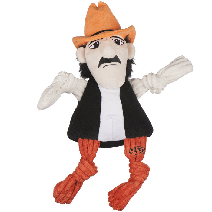 HuggleHounds NCAA Oklahoma State University, Mascot Knottie® Plush Dog Toy
