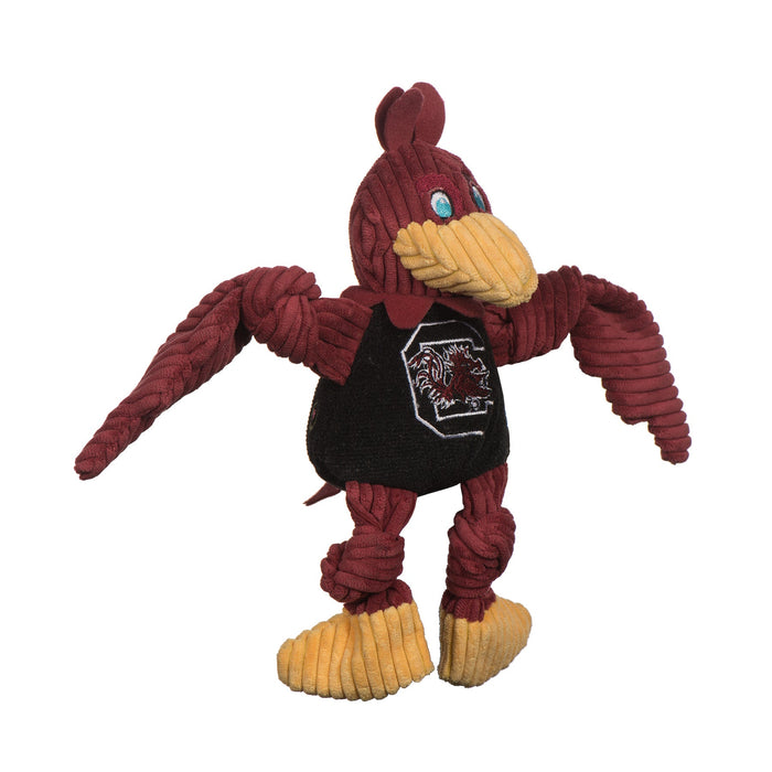 HuggleHounds NCAA University of South Carolina, Cocky Knottie® Plush Dog Toy