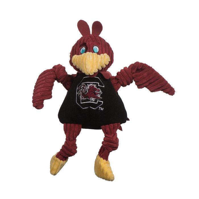 HuggleHounds NCAA University of South Carolina, Cocky Knottie® Plush Dog Toy