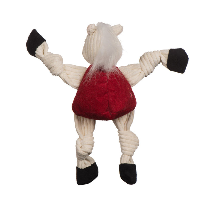 HuggleHounds NCAA University of Oklahoma, Sooner Knottie® Plush Dog Toy, Large