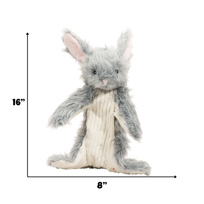 HuggleHounds Birch Bunny X-Brace™ Plush Dog Toy