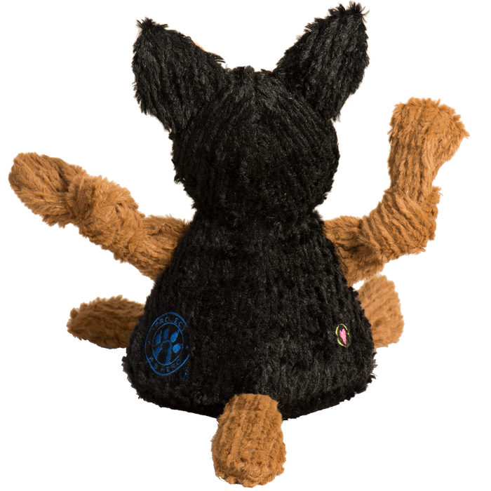 HuggleHounds HuggleCause™, Project K-9 Hero, K-9 Chief Knottie® Plush Dog Toy, Large