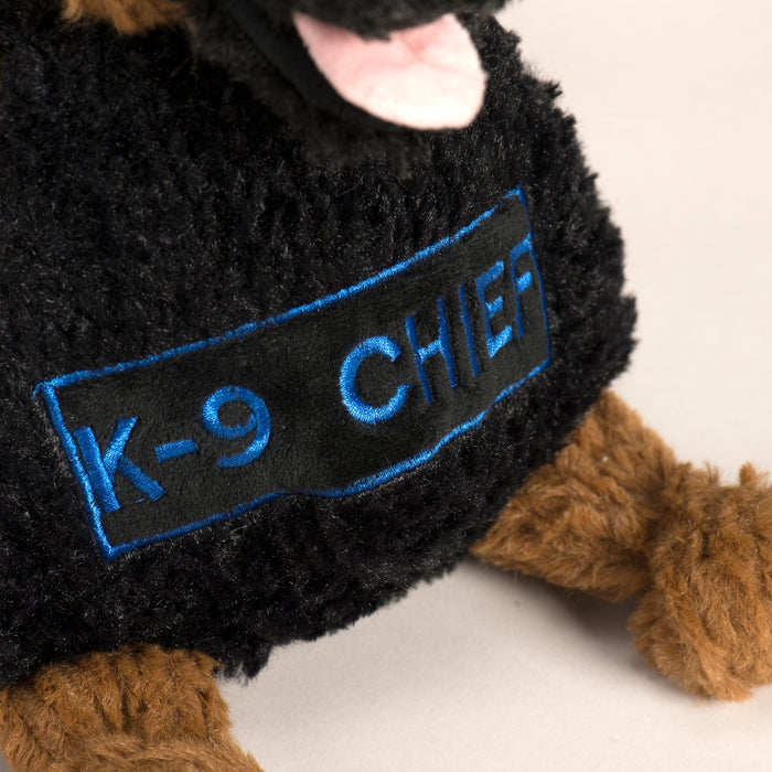 HuggleHounds HuggleCause™, Project K-9 Hero, K-9 Chief Knottie® Plush Dog Toy, Large