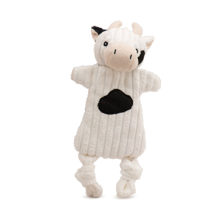 HuggleHounds Barnyard HuggleFlatties™ Assorted Durable Plush Dog Toys (Pack of 3)