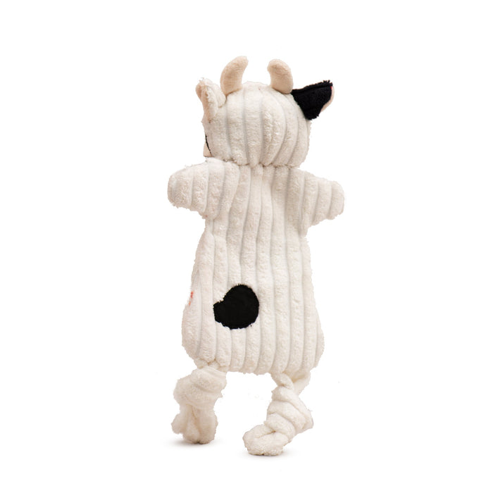HuggleHounds Barnyard HuggleFlatties™ Assorted Durable Plush Dog Toys (Pack of 3)