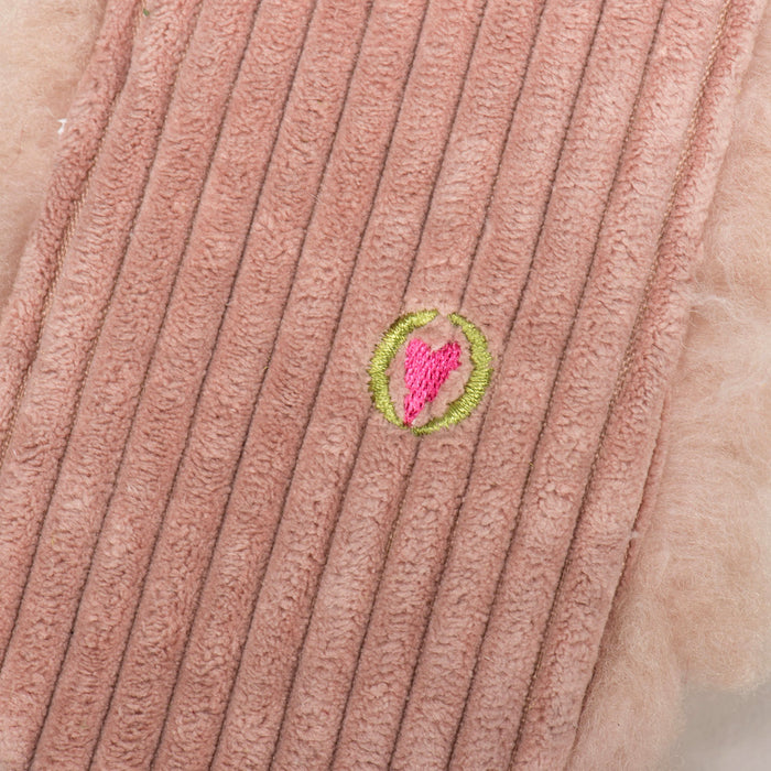 HuggleHounds Penelope Pig Fluffer Long & Lovelie™ Durable Plush Dog Toy
