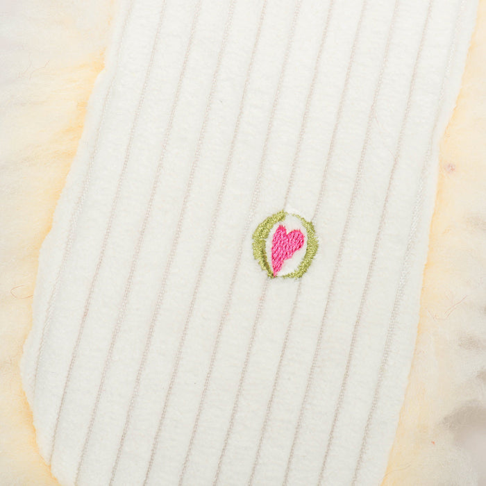 HuggleHounds Louise Lamb Fluffer Long & Lovelie™ Durable Plush Dog Toy