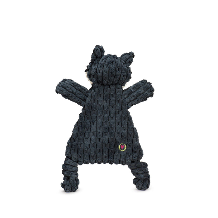 HuggleHounds Reggie Raccoon HuggleFlatties™ Durable Plush Dog Toy