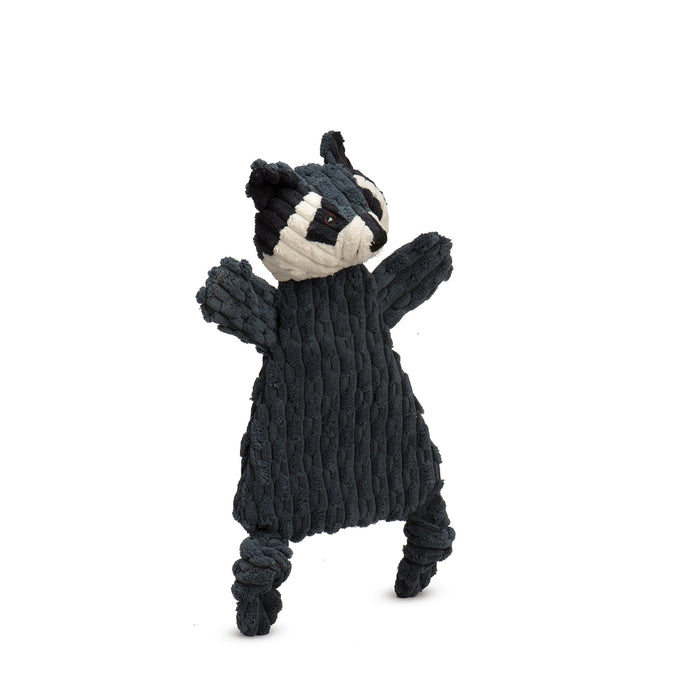 HuggleHounds Reggie Raccoon HuggleFlatties™ Durable Plush Dog Toy