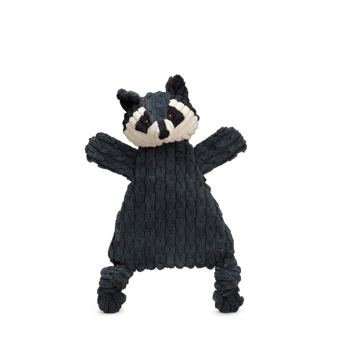 HuggleHounds Reggie Raccoon HuggleFlatties™ Durable Plush Dog Toy