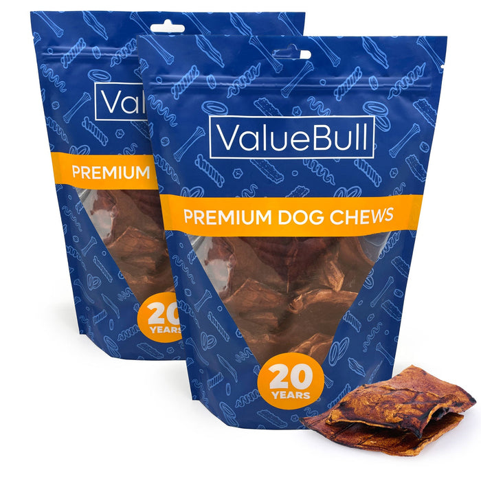 Value Pet Supplies ValueBull USA Rawhide Chips, Natural Beef Flavor, 50 Count
