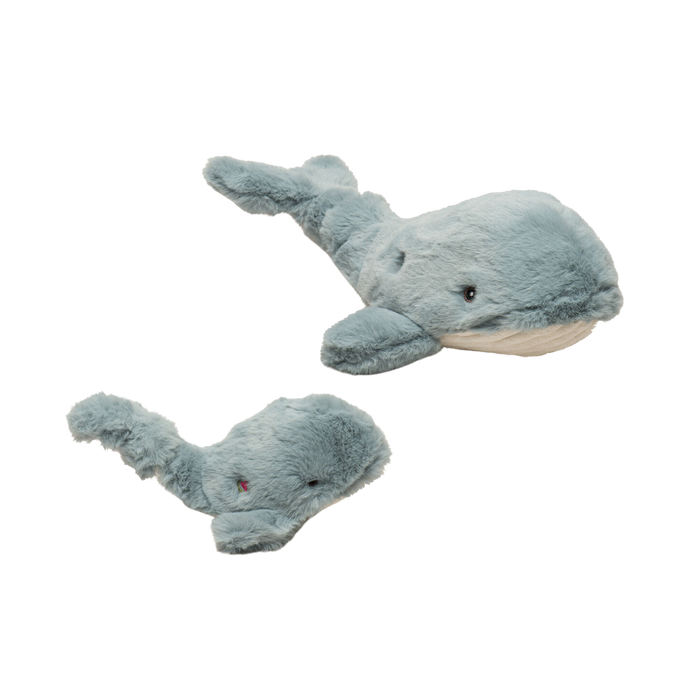 HuggleHounds Mobie Whale Knottie® Plush Dog Toy