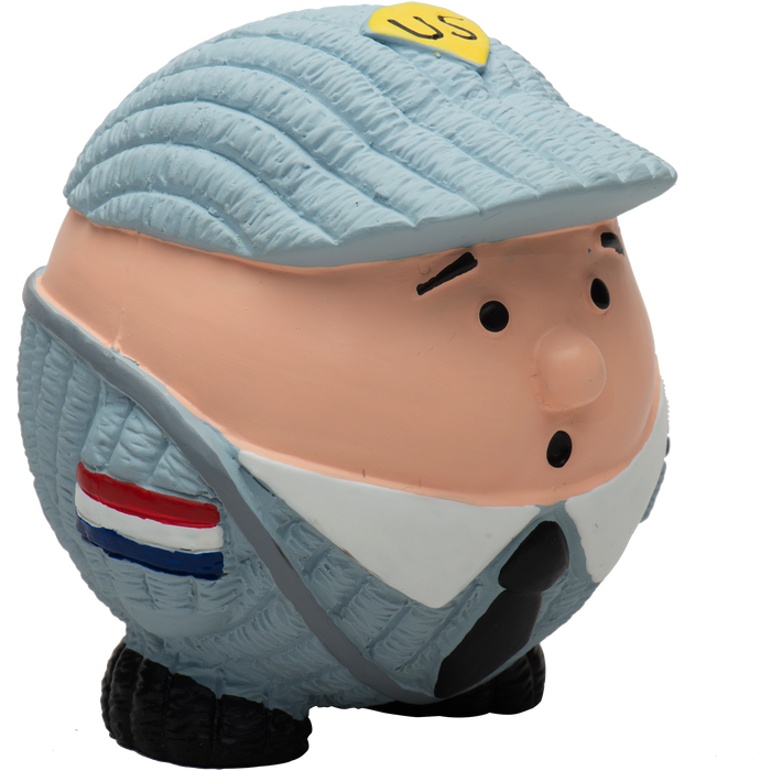 HuggleHounds Matty Mail Carrier Ruff-Tex® Latex Ball Dog Toy, Large