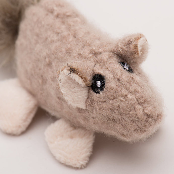 HuggleHounds HuggleKats® Wee Fellar Squirrelie Cat Toy