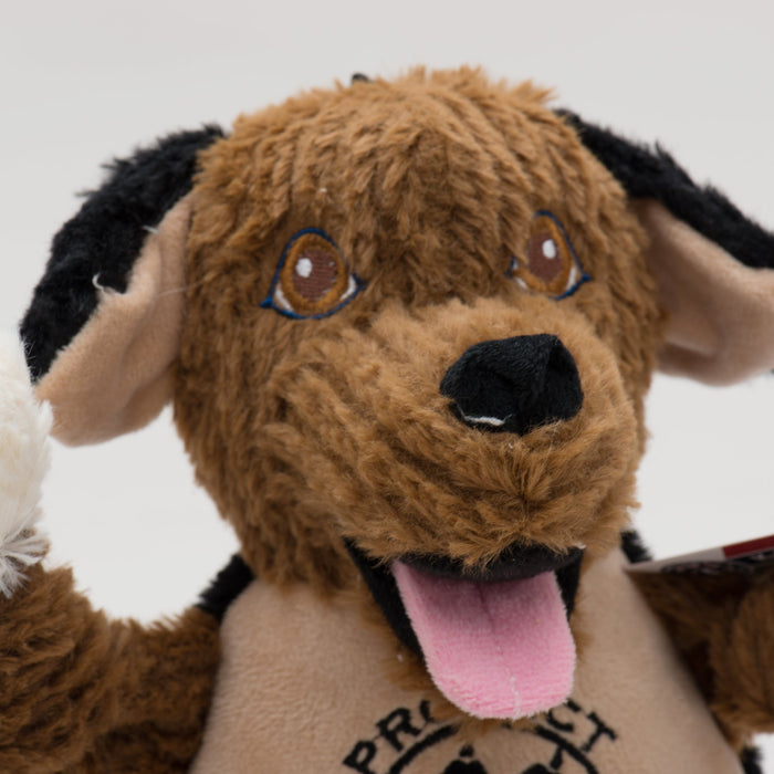 HuggleHounds HuggleCause™, Project K-9 Hero, Flash Knottie® Plush Dog Toy, Large