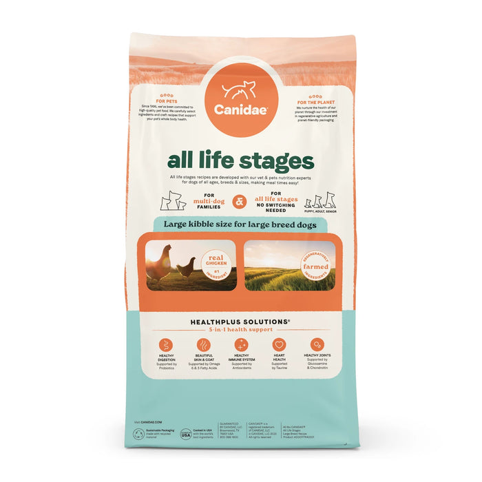 Canidae All Life Stages Large Breed Multi-Protein Recipie Dry Dog Food, Chicken, 40 lb