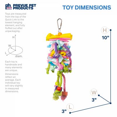 Prevue Pet Products Playfuls Short Stack Bird Toy