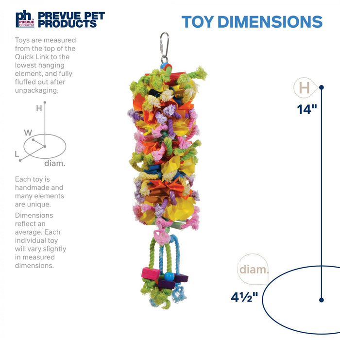 Prevue Pet Products Calypso Creations Club Bird Toy, Multi-Colored