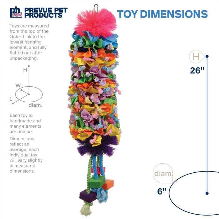 Prevue Pet Products Calypso Creations Dagwood Bird Toy, Multi-Colored