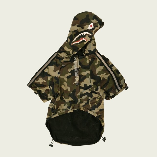 Furr Baby Gifts Dog Face Windproof Waterproof Reflective Pet Cat Dog Jacket