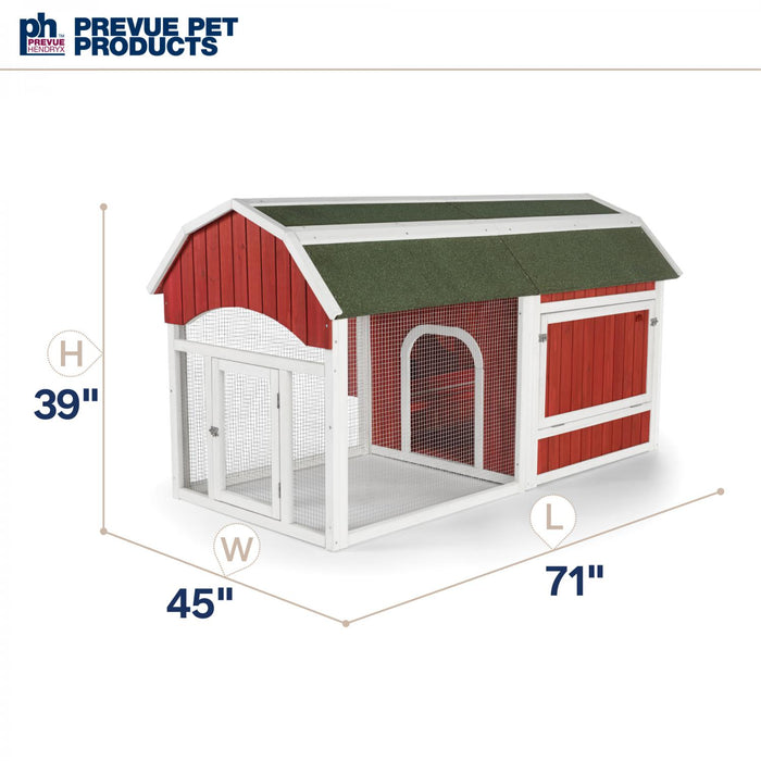 Prevue Pet Products Chicken Breeding Coop Red Barn