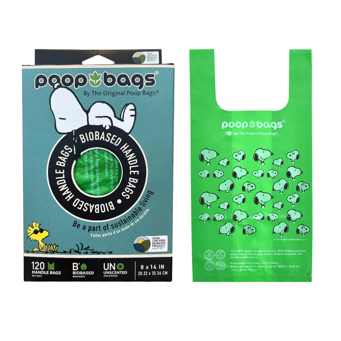 The Original Poop Bags Snoopy® Handle Tie Poop Bags